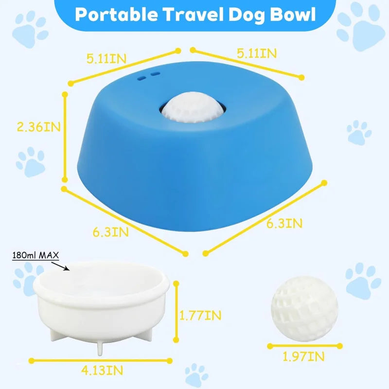 Slow Feeder Dog Bowl – Non-Slip Lick Bowl for Yogurt, Broth & Treats