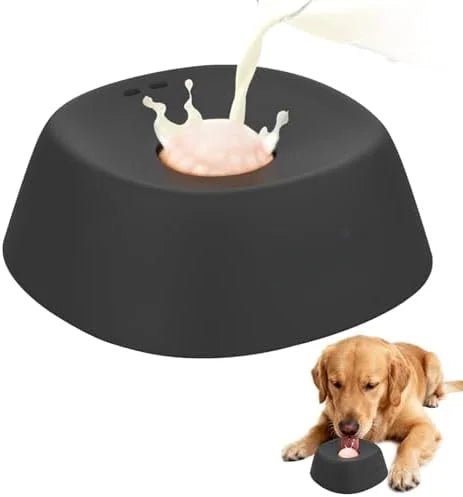 Slow Feeder Dog Bowl – Non-Slip Lick Bowl for Yogurt, Broth & Treats